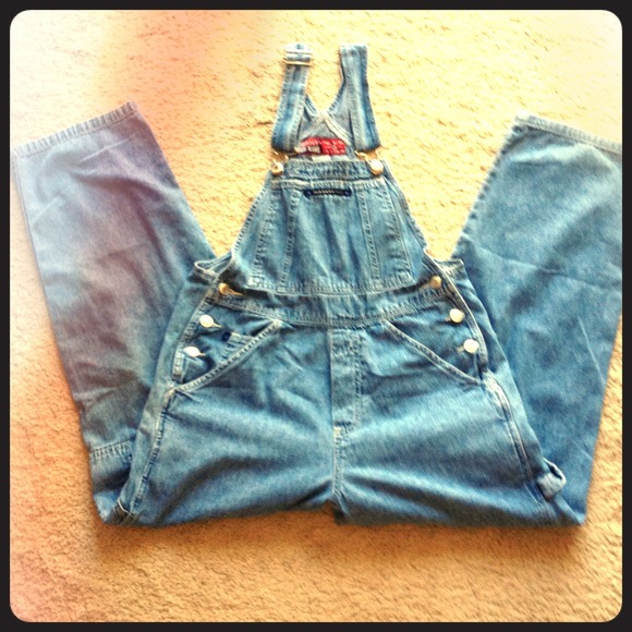 Denim overalls  gently used