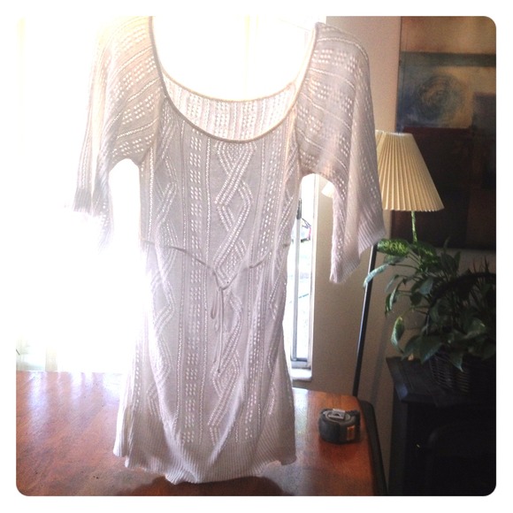 Lace style sweater top