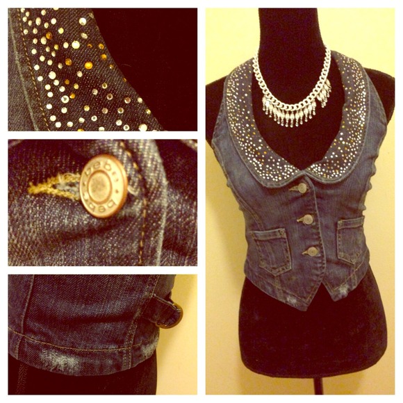 Beautiful Bebe Denim Vest