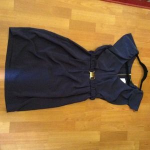 Navy H&M dress!