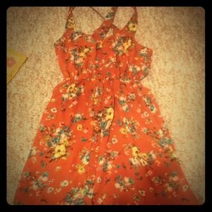 Wet seal size small brown dress!