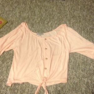 Lite pink gold buttons Charlotte Russe medium
