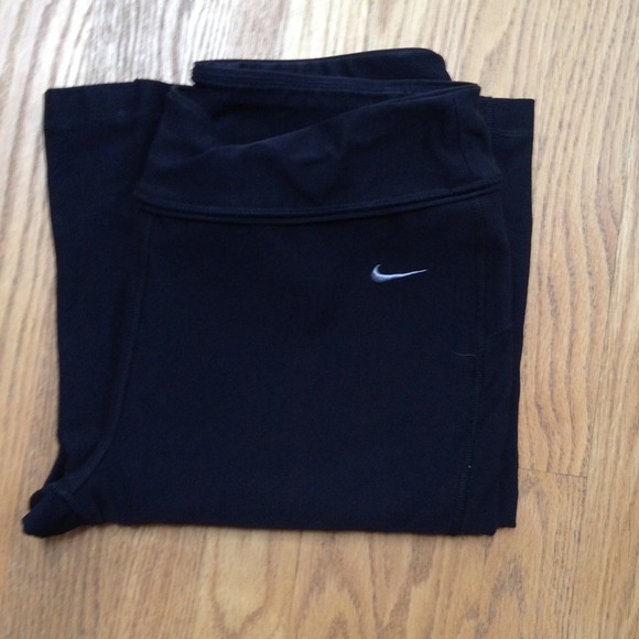 Black Nike workout pants