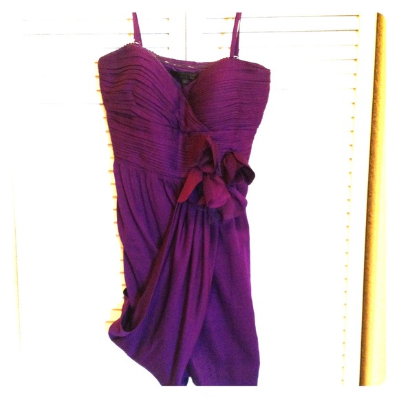 Purple, short, cocktail dress