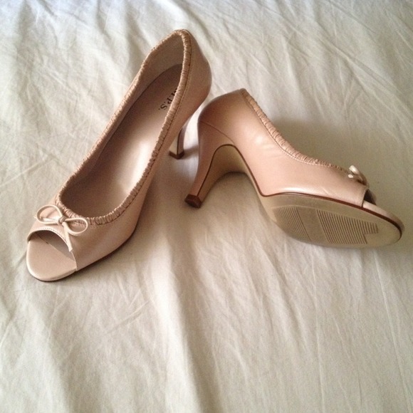 Leather peep toe  8M - Picture 4 of 4