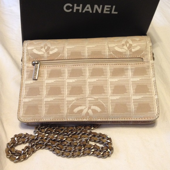 Authentic Chanel Wallet on Chain gray color - Picture 5 of 5