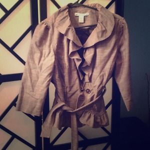 Casual Ruffled Work Jacket