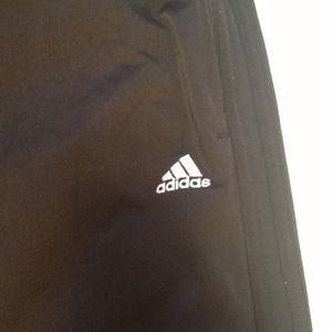 Adidas black track pants