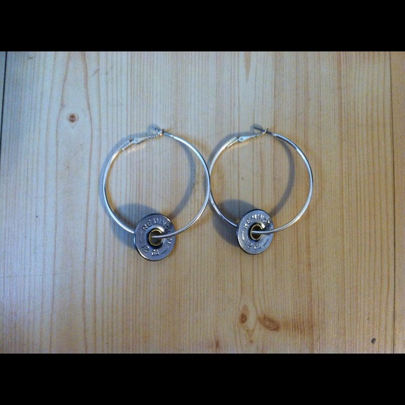 Shotgun shell earrings and shell charm