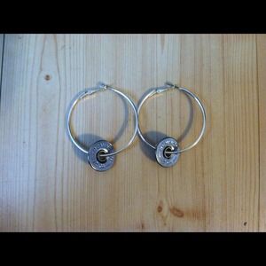 Shotgun shell earrings and shell charm