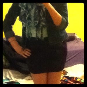 Dark Grey Charlotte Russe Bodycon skirt