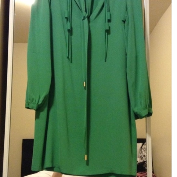 🎉🎉 HP Fall 2011 DVF Florane Dress, Clover Green - Picture 2 of 4