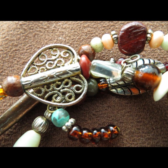 vintage bracelet with green parrot - Picture 1 of 4