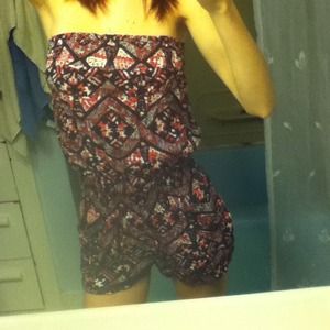 Tribal print rumper.