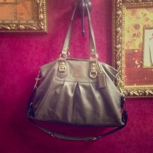 Bronze Coach Shoulder Bag