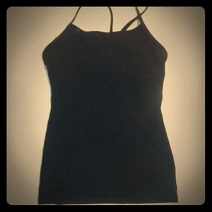 Lululemon black racer back tank