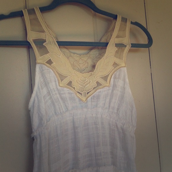 Glitter + Lace Free People Tank