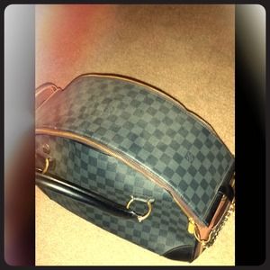 SOLD..Louis Vuitton ..Black Damier PET CARRIER