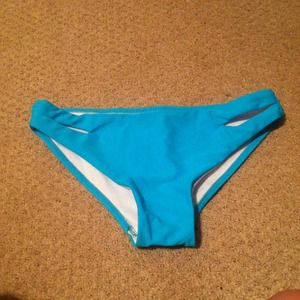 Blue bikini bottom