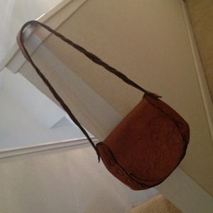 used leather patricia nash cow-girl bag