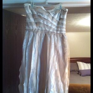 DVF Dress in Tan