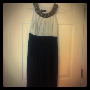 Classic black and white dress!