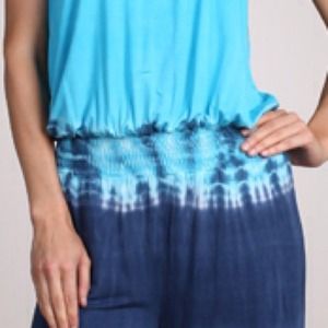 Pants & Jumpsuits - SUMMER SALE. Chic strapless tie dye jumpsuit Pants & Jumpsuits - SUMMER SALE. Chic strapless tie dye jumpsuit