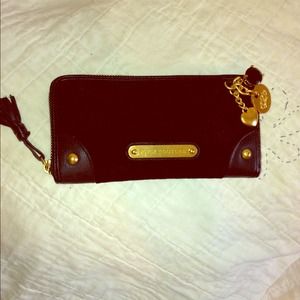 Juicy Couture continental zip around wallet