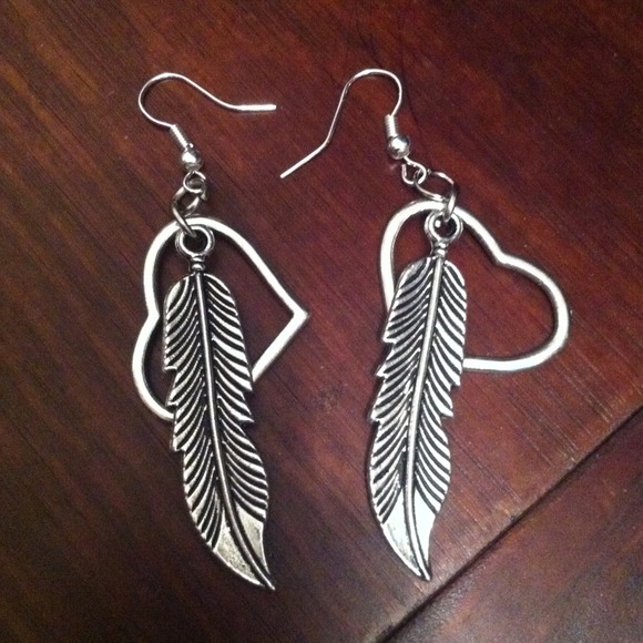 Heart & Leaf Earrings!