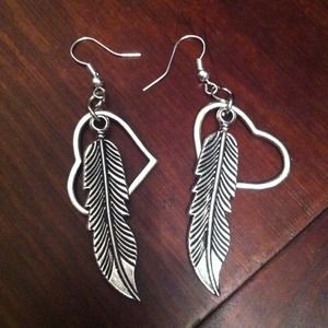 Heart & Leaf Earrings!