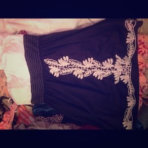 Black and white dress