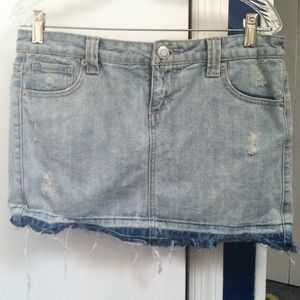 Denim skirt