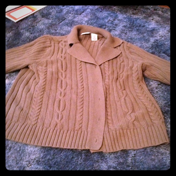 Olive green sweater.