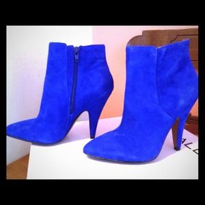 Royal Blue Booties