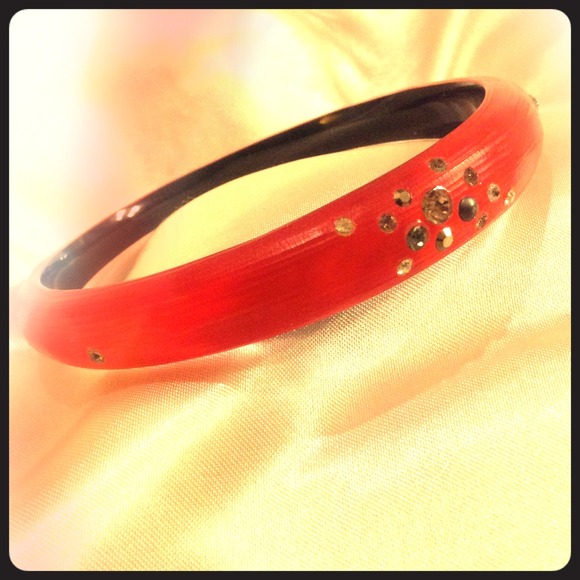 Red Alexis Bittar bangle--hard to find!