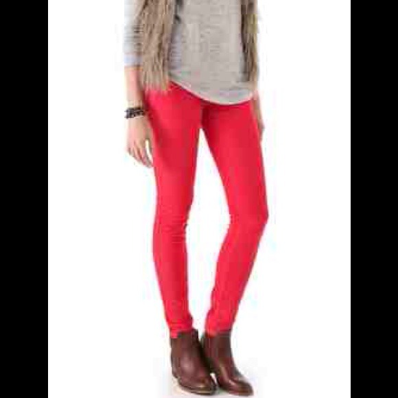 NWOT Free People Pink Corduroy Pants - Picture 4 of 4