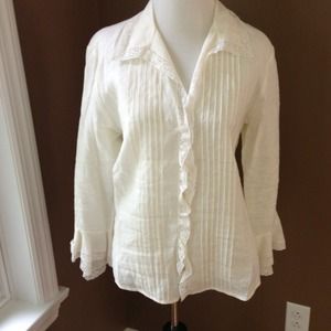 ⭐REDUCED⭐Ralph Lauren 100% linen blouse