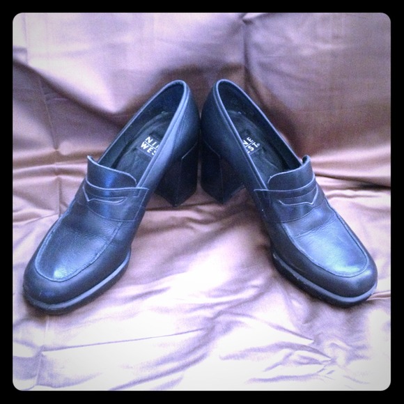 Nine West Pennie loafer style with chunky heel - Picture 1 of 1