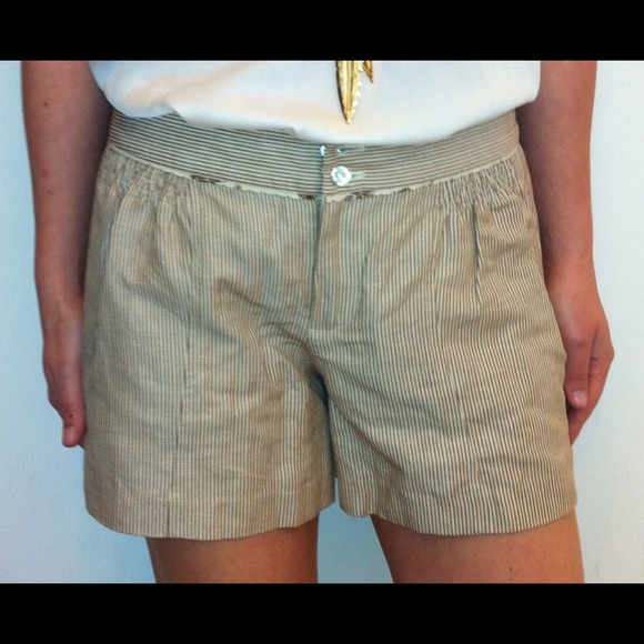 Rebecca Taylor Seersucker Shorts - Picture 3 of 3