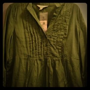 Forever21 Woven Top/LSLV Olive