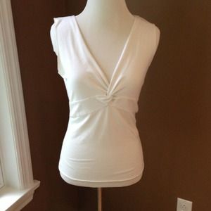 ⭐REDUCED⭐Boston Proper white stretch sexy tank