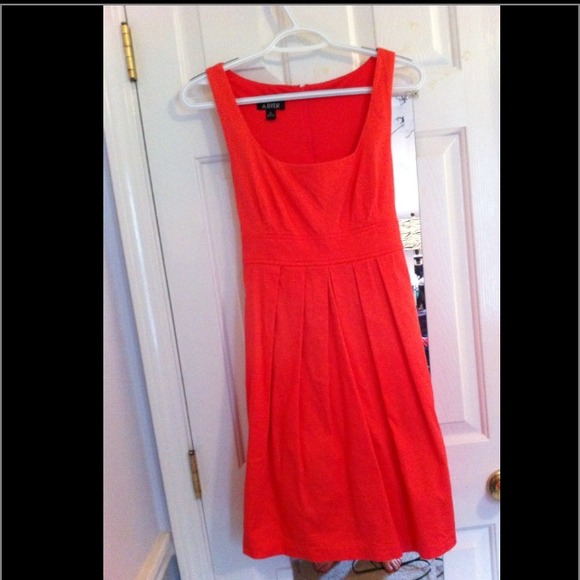 Coral dress