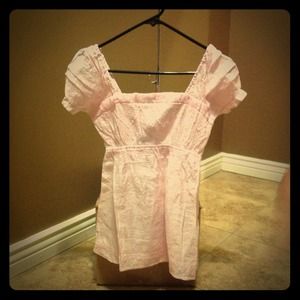 Pink short sleeve shirt