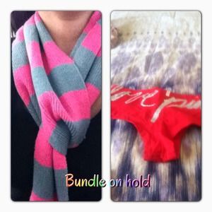 Scarf and undies on hold for @tiaclark