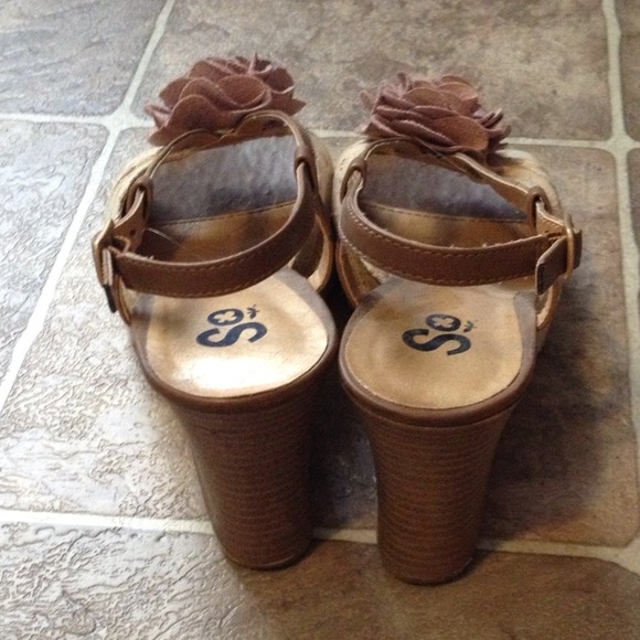 🚫SOLD🚫Floral Summer Wedges - Picture 3 of 4