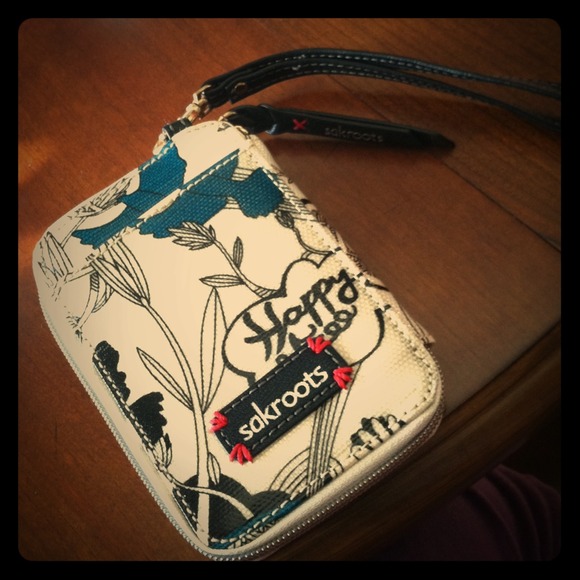 Sakroots wallet and cell phone holder