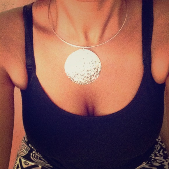 S O L D✨✨✨Silver charm necklace