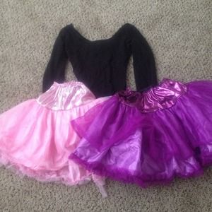 2 Leotard & 2 skirts