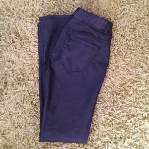 Never worn wax coated jeggings