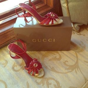Gucci Carmino strappy heels.